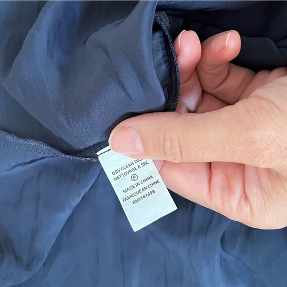 Ramy Brook Jessica Off the Shoulders Mini Dress in Navy Blue XS - Picture 15 of 16